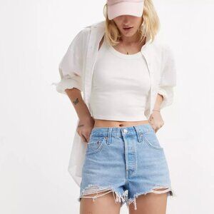 Levi's 501 Premium Blue jean shorts